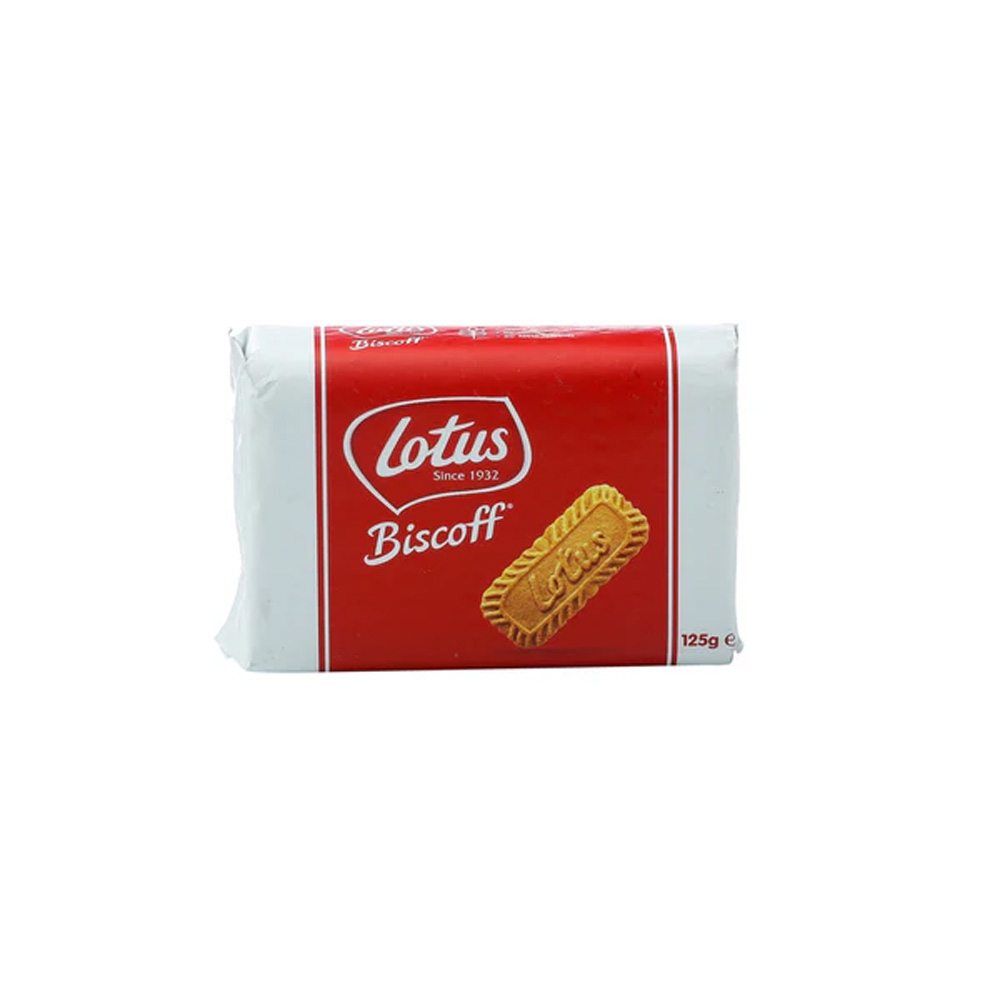 بیسکویت لوتوس بیسکوف lotus biscoff ساده 125 گرم - Image 1