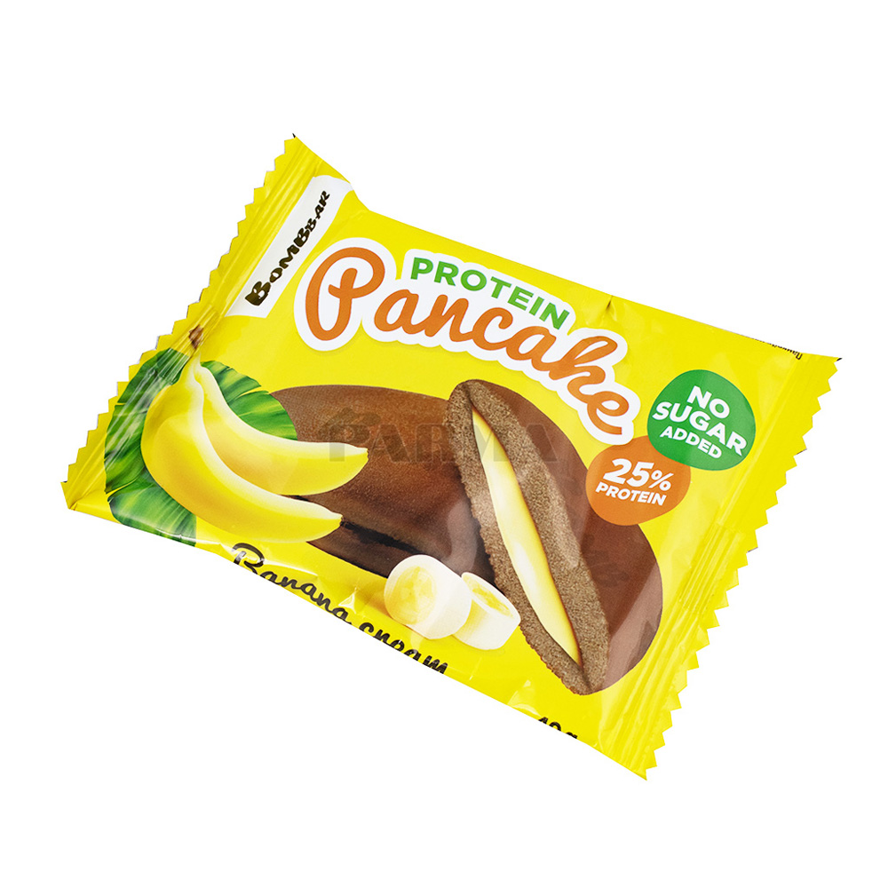 پنکیک پروتئینی بمبار با طعم موز bombbar - Image 1
