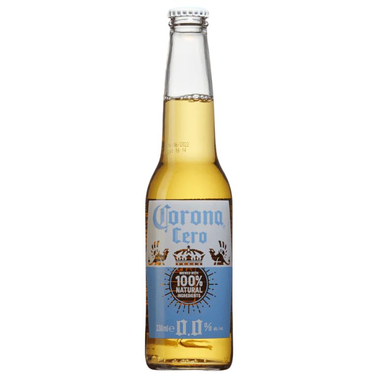 corona cero alcohol free lager 00 abv Wise Bartender Photoroom