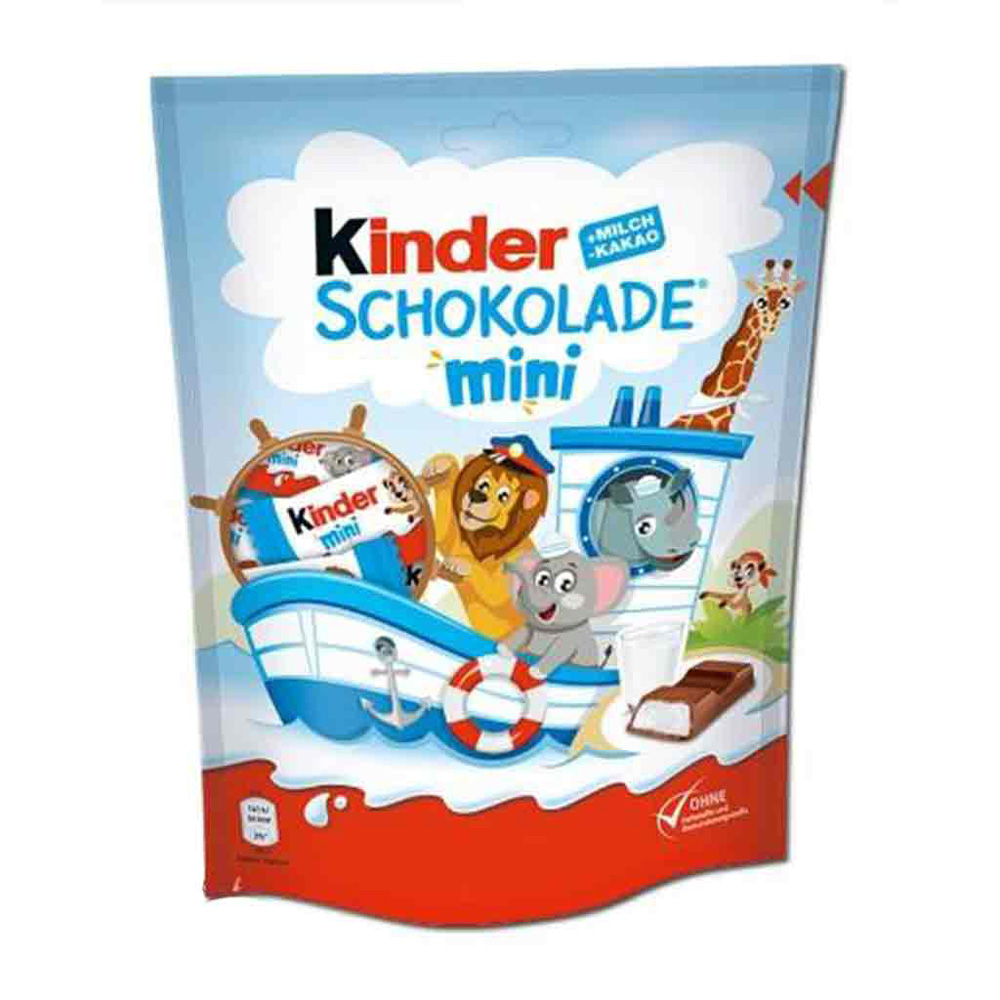 شکلات کیندر مینی Kinder Schokolade mini با کرم شیری و روکش کاکائویی 120 گرم - Image 1