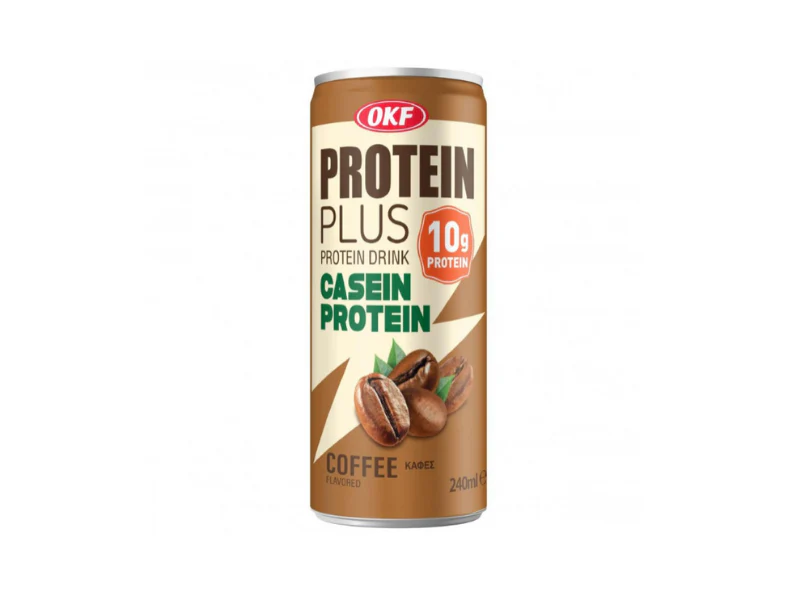 نوشیدنی اوکی اف پروتئین پلاس با طعم قهوه - Image 1