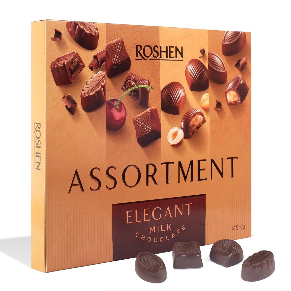 شکلات کادویی تلخ کلاسیک روشن 154 گرم Roshen - Image 1