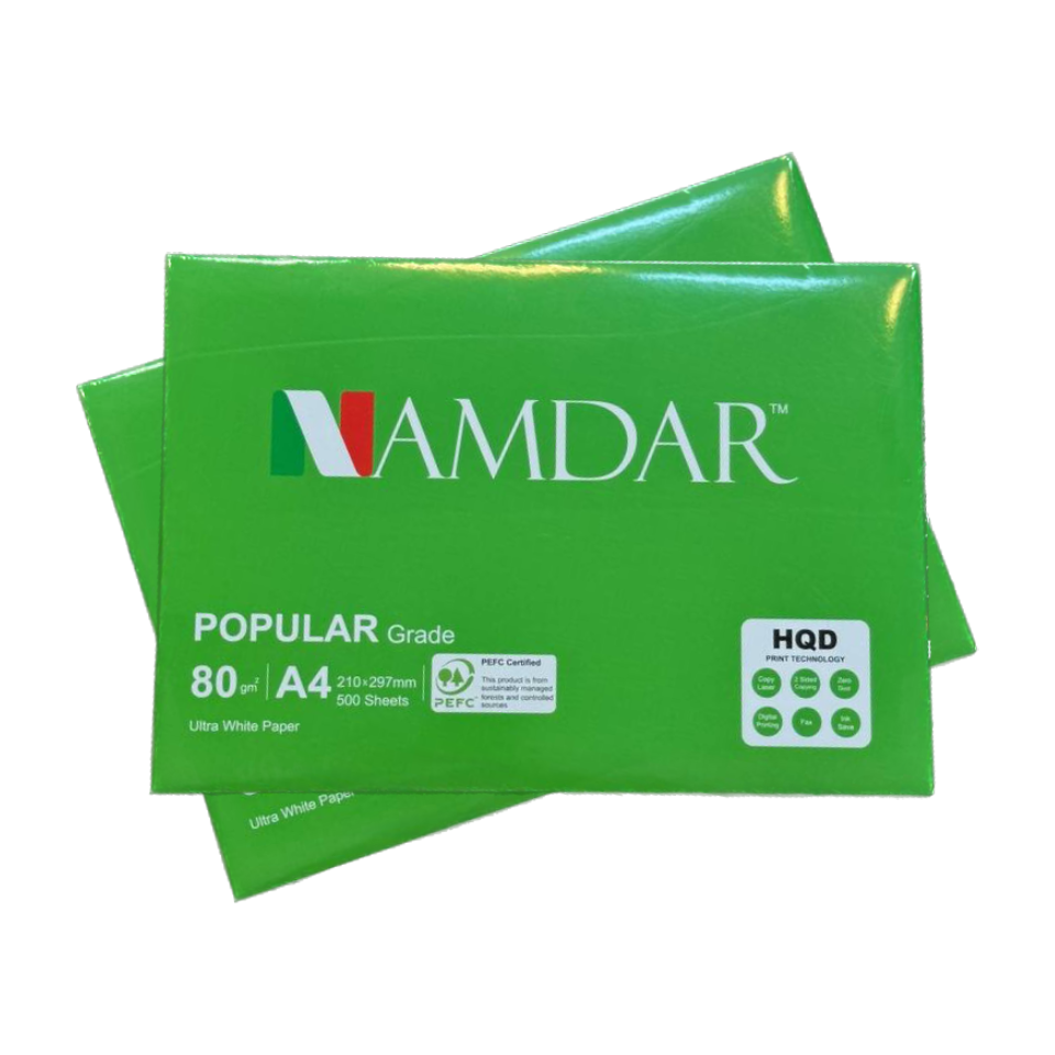 کاغذ A4 نامدار ۵۰۰ عددی